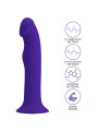 PRETTY LOVE - MURRAY YOUTH DILDO VIBRADOR & RECARGABLE VIOLETA