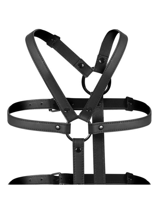 FETISH SUBMISSIVE BONDAGE - ARNÉS AJUSTABLE TORSO Y BRAZOS