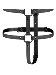 FETISH SUBMISSIVE BONDAGE - ARNÉS AJUSTABLE TORSO Y BRAZOS