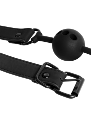 FETISH SUBMISSIVE BONDAGE - MORDAZA DE BOLA DE SILICONA TRANSPIRABLE
