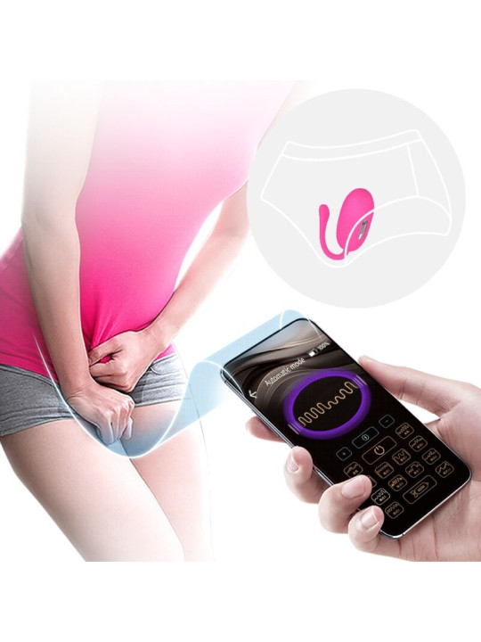 PRETTY LOVE - DOREEN HUEVO VIBRADOR RECARGABLE MAGENTA CONTROL REMOTO