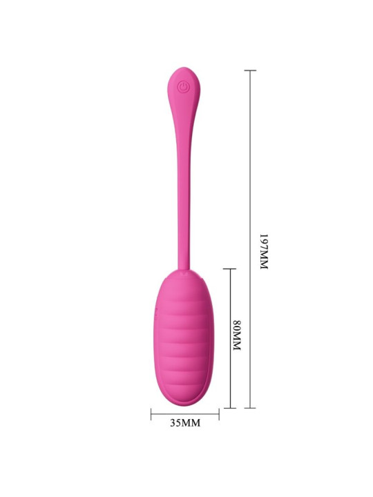 PRETTY LOVE - CATALINA HUEVO VIBRADOR RECARGABLE ROSA APP GRATUITA