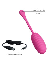 PRETTY LOVE - CATALINA HUEVO VIBRADOR RECARGABLE ROSA APP GRATUITA