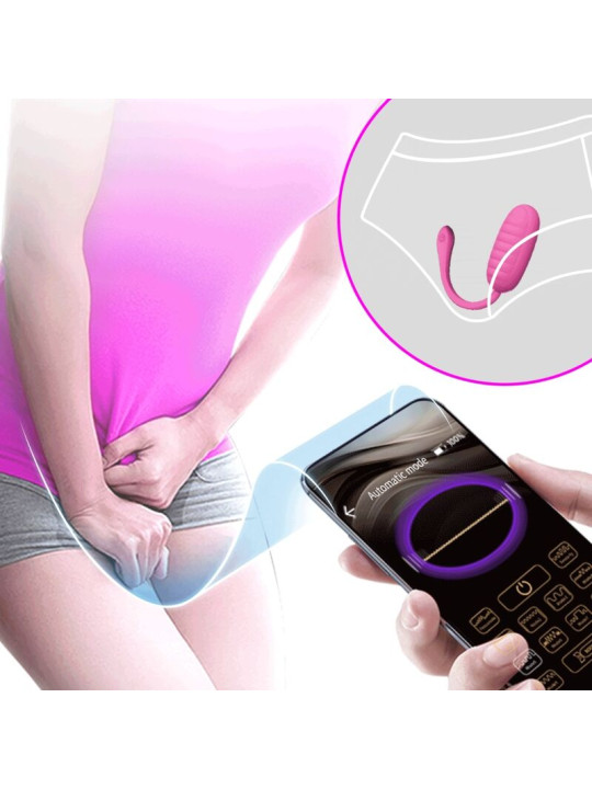 PRETTY LOVE - CATALINA HUEVO VIBRADOR RECARGABLE ROSA APP GRATUITA