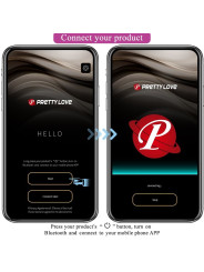 PRETTY LOVE - CATALINA HUEVO VIBRADOR RECARGABLE ROSA APP GRATUITA