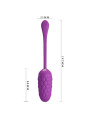 PRETTY LOVE - HUEVO VIBRADOR CON TEXTURA MARINA RECARGABLE