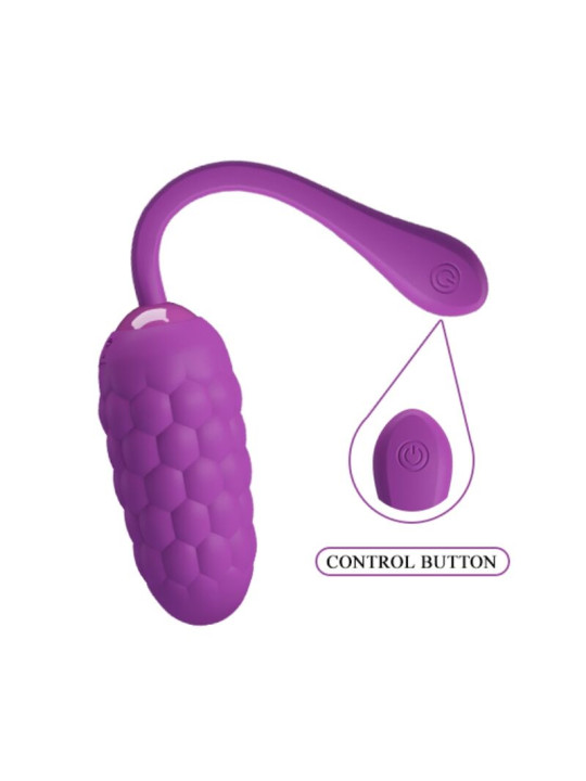 PRETTY LOVE - HUEVO VIBRADOR CON TEXTURA MARINA RECARGABLE