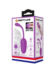 PRETTY LOVE - HUEVO VIBRADOR CON TEXTURA MARINA RECARGABLE