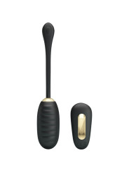 PRETTY LOVE - DOREEN HUEVO VIBRADOR DE LUJO RECARGABLE NEGRO CONTROL REMOTO