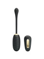 PRETTY LOVE - DOREEN HUEVO VIBRADOR DE LUJO RECARGABLE NEGRO CONTROL REMOTO