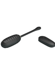 PRETTY LOVE - DOREEN HUEVO VIBRADOR DE LUJO RECARGABLE NEGRO CONTROL REMOTO