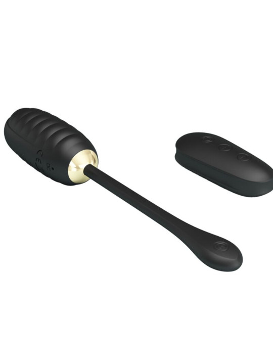 PRETTY LOVE - DOREEN HUEVO VIBRADOR DE LUJO RECARGABLE NEGRO CONTROL REMOTO