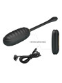 PRETTY LOVE - DOREEN HUEVO VIBRADOR DE LUJO RECARGABLE NEGRO CONTROL REMOTO