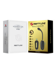 PRETTY LOVE - DOREEN HUEVO VIBRADOR DE LUJO RECARGABLE NEGRO CONTROL REMOTO