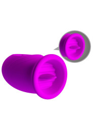 PRETTY LOVE - DAISY HUEVO DUAL VIBRADOR RECARGABLE MORADO