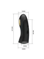 PRETTY LOVE - MARICO FUNDA DE DEDO ELECTRO-ESTUMILADOR NEGRO