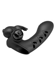 PRETTY LOVE - VANCE FUNDA DEDO VIBRADOR CONEJO NEGRO