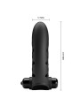 PRETTY LOVE - VANCE FUNDA DEDO VIBRADOR CONEJO NEGRO