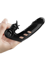 PRETTY LOVE - CORBIN FUNDA DEDO VIBRADOR NEGRO