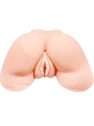 CRAZY BULL - VAGINA Y ANO CON MALLA REALISTA CON VIBRACIÓN