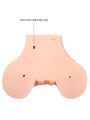 CRAZY BULL - VAGINA Y ANO CON MALLA REALISTA CON VIBRACIÓN