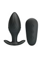 PRETTY LOVE - REGINA PLUG ANAL VIBRADOR RECARGABLE NEGRO