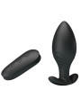 PRETTY LOVE - REGINA PLUG ANAL VIBRADOR RECARGABLE NEGRO