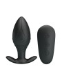 PRETTY LOVE - REGINA PLUG ANAL VIBRADOR RECARGABLE NEGRO