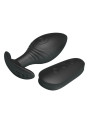 PRETTY LOVE - REGINA PLUG ANAL VIBRADOR RECARGABLE NEGRO