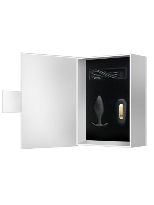 PRETTY LOVE - REGINA PLUG ANAL VIBRADOR RECARGABLE NEGRO