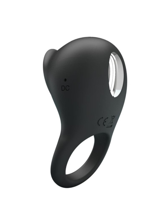 PRETTY LOVE - ANILLO VIBRADOR PARA PENE CON LENGUA NEGRO