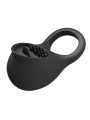 PRETTY LOVE - ANILLO VIBRADOR PARA PENE CON LENGUA NEGRO