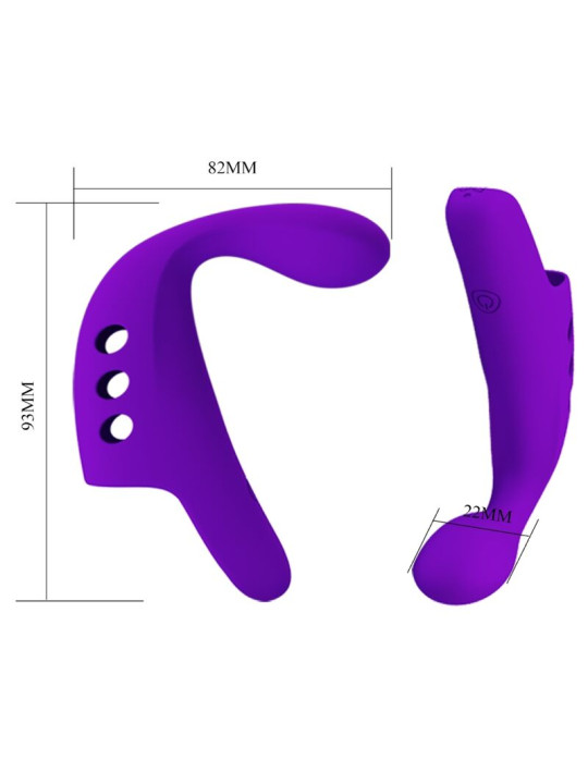 PRETTY LOVE - GORGON VIBRADOR DE DEDO RECARGABLE MORADO