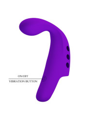 PRETTY LOVE - GORGON VIBRADOR DE DEDO RECARGABLE MORADO