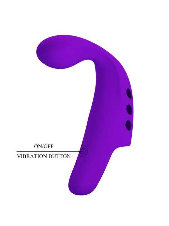 PRETTY LOVE - GORGON VIBRADOR DE DEDO RECARGABLE MORADO