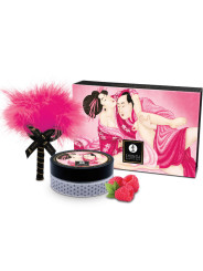 SHUNGA - KIT POLVOS DE MASAJE COMESTIBLE FRAMBUESA