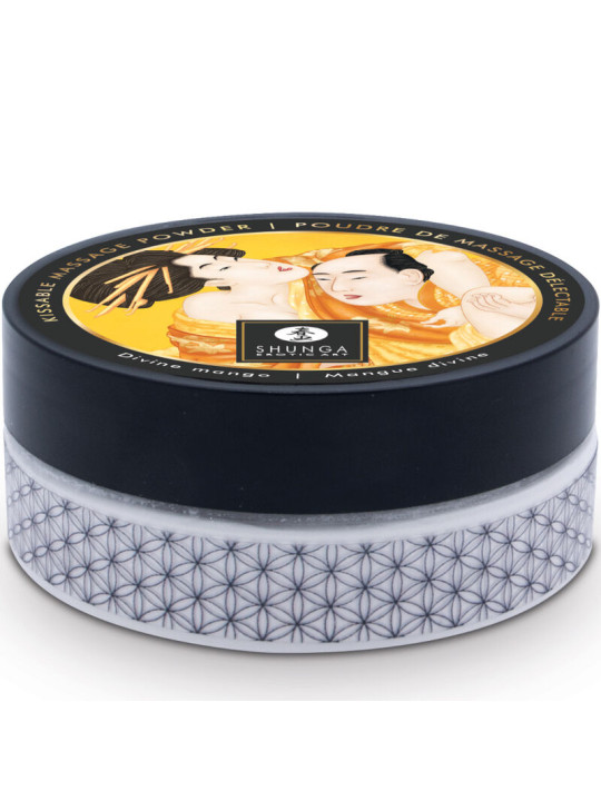SHUNGA - KIT POLVOS DE MASAJE COMESTIBLE MANGO