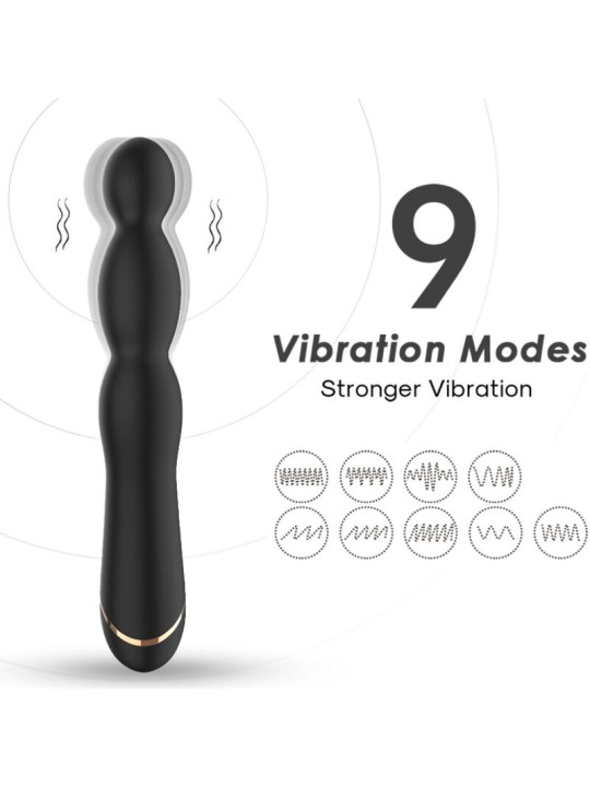 ARMONY - BAMBU VIBRADOR AJUSTABLE NEGRO