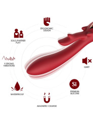 ARMONY - ELK VIBRADOR RABBIT CURVO RED