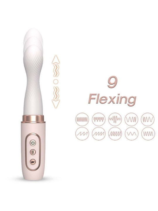 ARMONY - VIBRADOR ROTADOR & TELESCÓPIO AUTOMÁTICO YELLOW