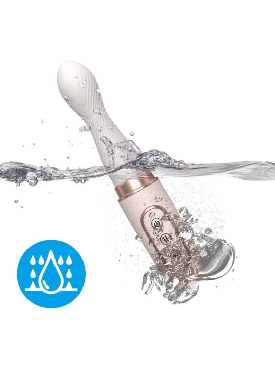 ARMONY - VIBRADOR ROTADOR & TELESCÓPIO AUTOMÁTICO YELLOW