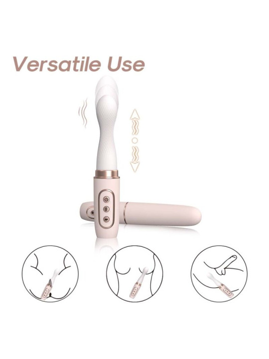 ARMONY - VIBRADOR ROTADOR & TELESCÓPIO AUTOMÁTICO YELLOW