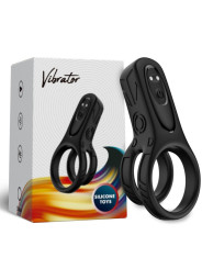 ARMONY - DOBLE ANILLO VIBRADOR NEGRO