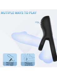ARMONY - DOBLE ANILLO VIBRADOR NEGRO