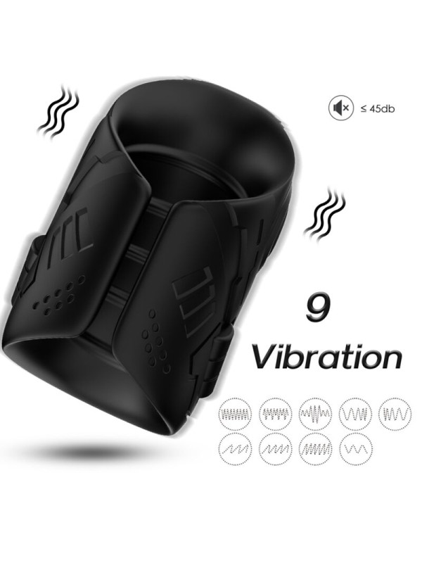 ARMONY - MASTURBATOR & VIBRADOR NEGRO