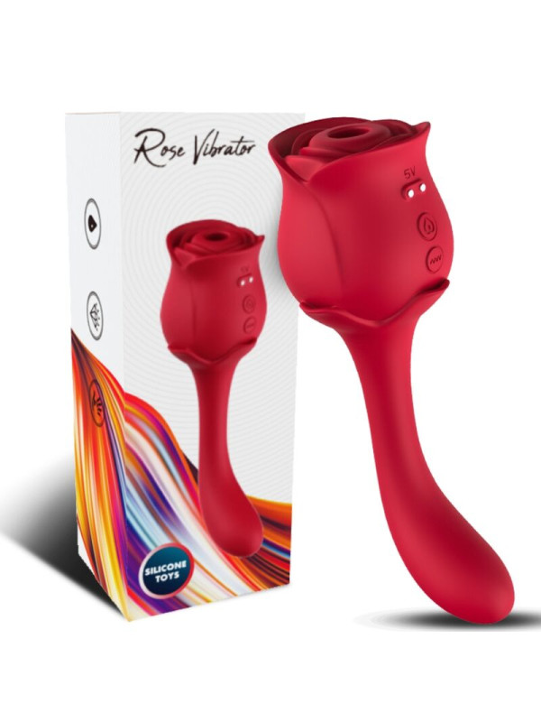 ARMONY - ROSELOVER SUCCIONADOR CLÍTORIS & ESTIMULADOR ROJO