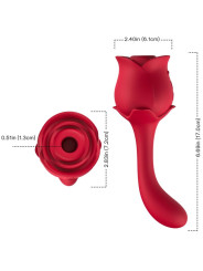 ARMONY - ROSELOVER SUCCIONADOR CLÍTORIS & ESTIMULADOR ROJO