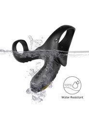 ARMONY - RANGER ANILLO DOBLE VIBRADOR PAREJA NEGRO