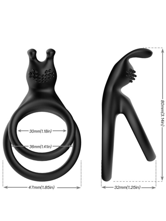 ARMONY - TENSY ANILLO DOBLE RABBIT LUMINOSO