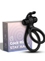 ARMONY - TRAVELER ANILLO DOBLE VIBRADOR PAREJA RABBIT NEGRO